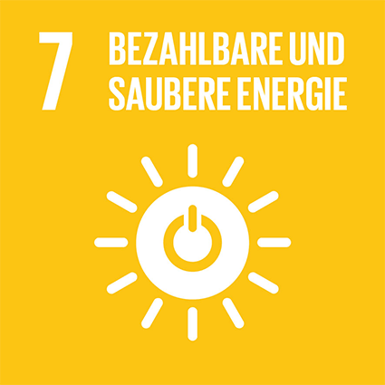SGD 7 Logo Ziel für Nachhaltige Entwicklung Energie