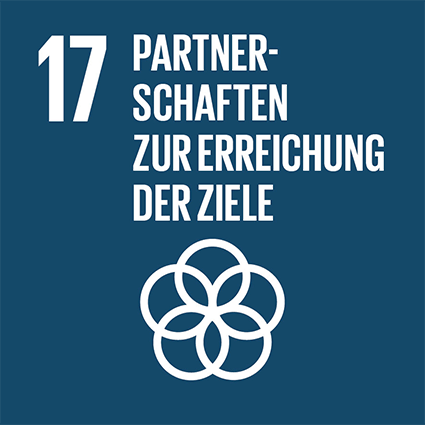 SGD 17 Logo Ziel für Nachhaltige Entwicklung Ringe