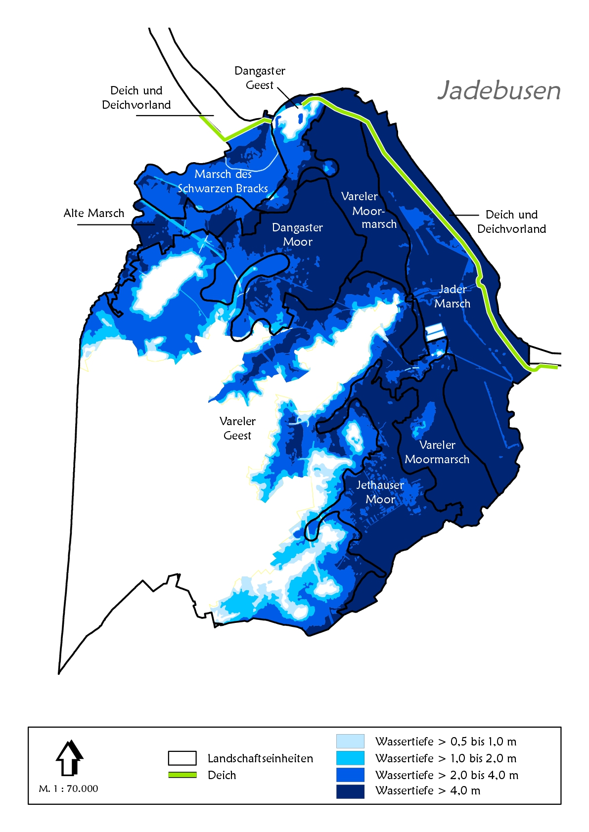 Hochwassergefahr infolge Meeresspiegelanstieg (Karte 3)-001